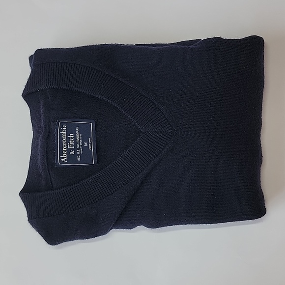 Abercrombie & Fitch V-Neck Sweater /M. - Picture 10 of 12